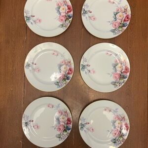 Floral vintage Noritake plates
